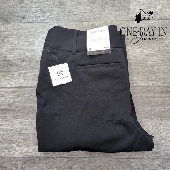 Rafaella Curvy Short Length Pants Size 12 Short - Picture 6 of 6